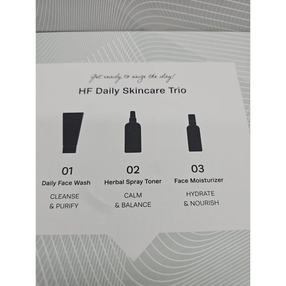 HOMMEFACE Men's Daily Trio Skincare Set, 3-Step Face Routine - Picture 2 of 10
